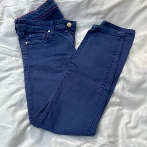 Kate spade dark wash skinny jeans